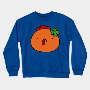 Lucky Chicken Face Crewneck Sweatshirt